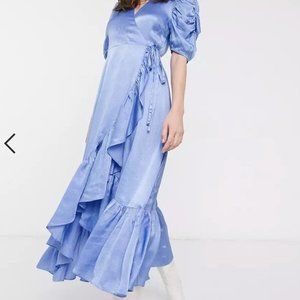 & Other Stories Midi Wrap Dress